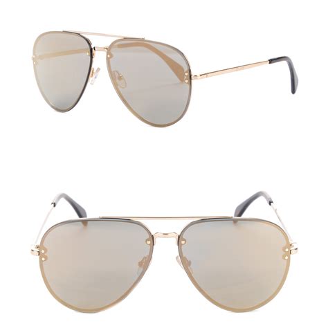 celine cl 41391 s j5g|Celine Mirror CL 41391 J5g LC Gold Metal Aviator Sunglasses.